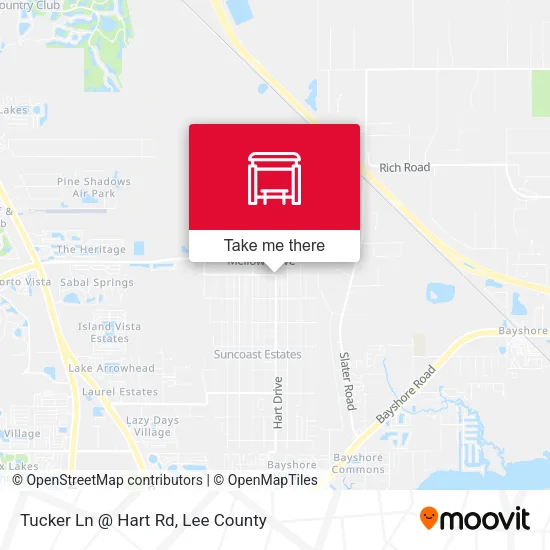 Mapa de Tucker Ln @ Hart Rd