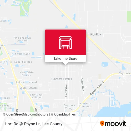 Mapa de Hart Rd @ Payne Ln