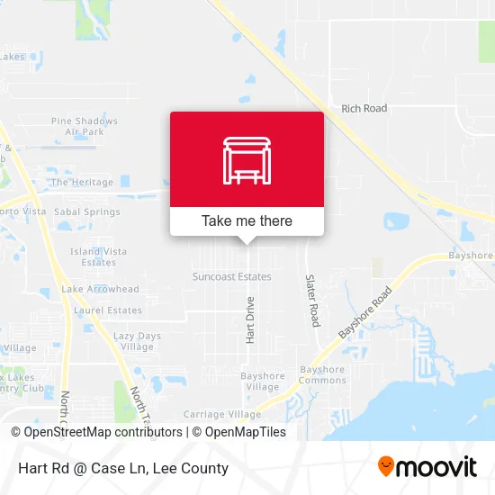 Mapa de Hart Rd @ Case Ln