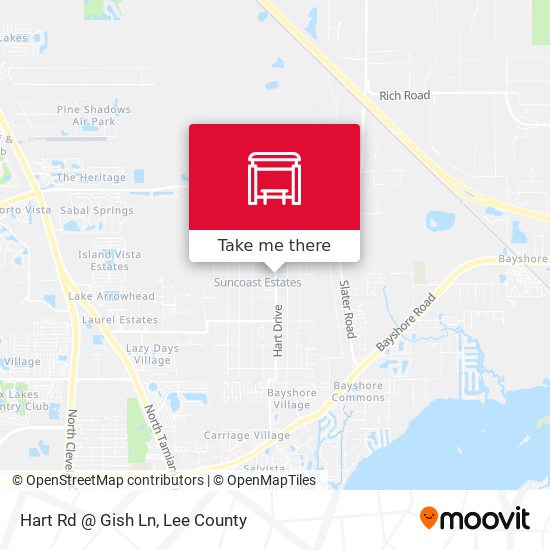 Mapa de Hart Rd @ Gish Ln