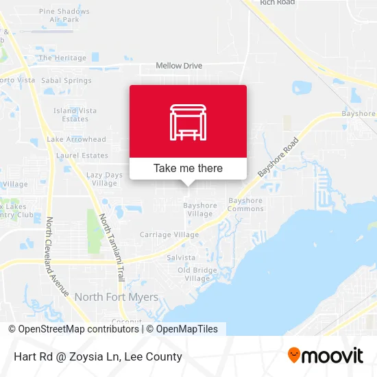 Mapa de Hart Rd @ Zoysia Ln