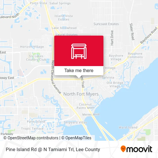 Mapa de Pine Island Rd @ N Tamiami Trl