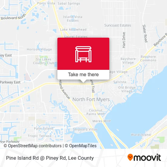 Mapa de Pine Island Rd @ Piney Rd