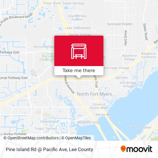 Pine Island Rd @ Pacific Ave map