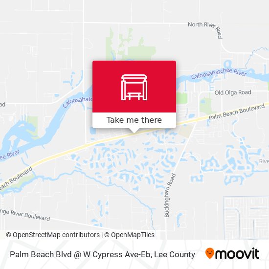 Palm Beach Blvd @ W Cypress Ave-Eb map