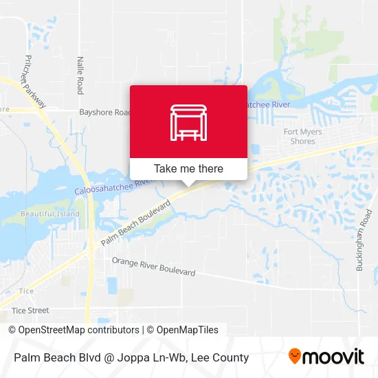 Mapa de Palm Beach Blvd @ Joppa Ln-Wb