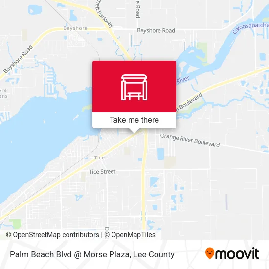 Mapa de Palm Beach Blvd @ Morse Plaza