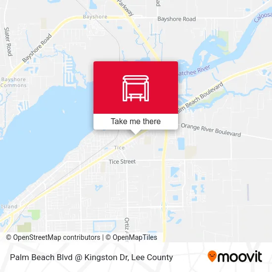 Mapa de Palm Beach Blvd @ Kingston Dr