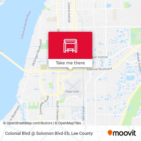 Mapa de Colonial Blvd @ Solomon Blvd-Eb