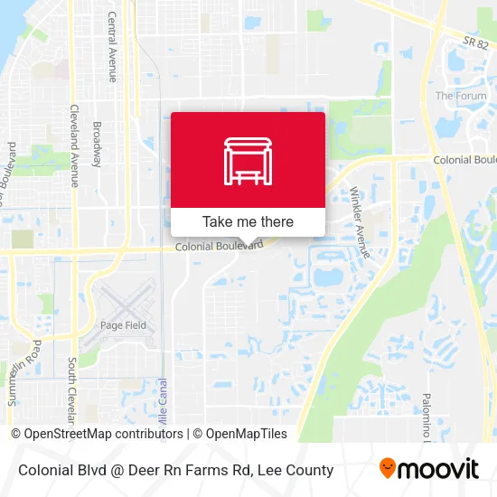 Mapa de Colonial Blvd @ Deer Rn Farms Rd