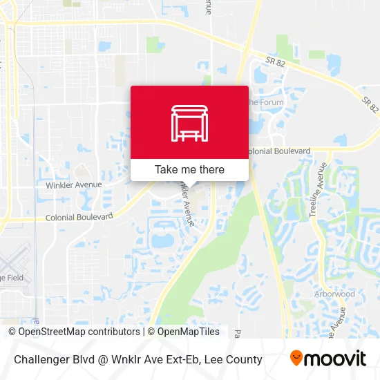 Mapa de Challenger Blvd @ Wnklr Ave Ext-Eb