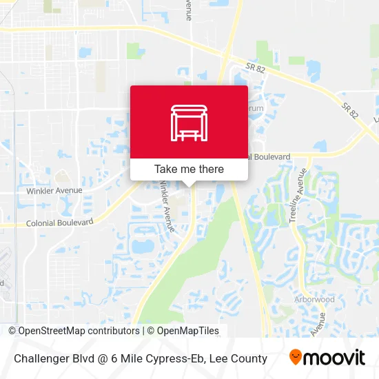 Mapa de Challenger Blvd @ 6 Mile Cypress-Eb