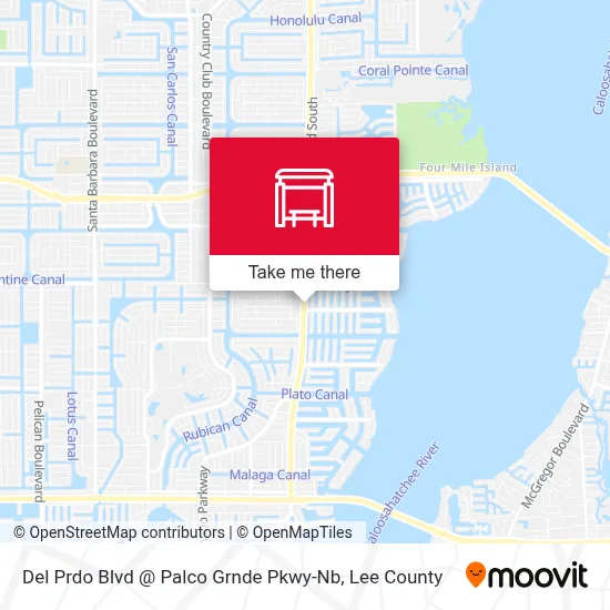 Del Prdo Blvd @ Palco Grnde Pkwy-Nb map