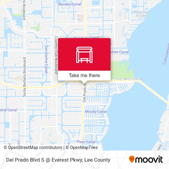 Mapa de Del Prado Blvd S @ Everest Pkwy