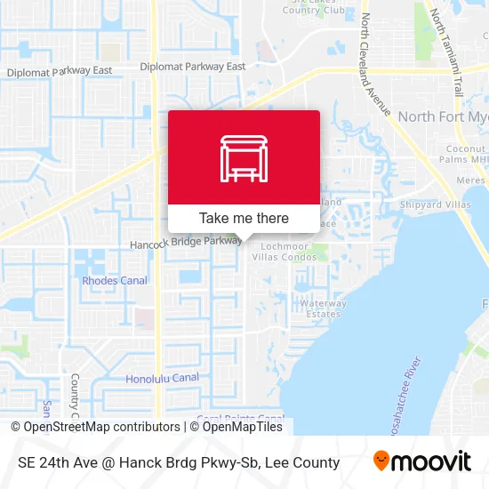 SE 24th Ave @ Hanck Brdg Pkwy-Sb map