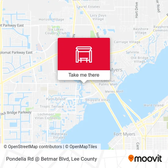Pondella Rd @ Betmar Blvd map