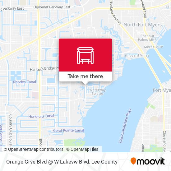 Orange Grve Blvd @ W Lakevw Blvd map