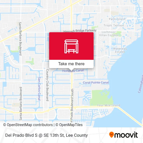 Del Prado Blvd S @ SE 13th St map