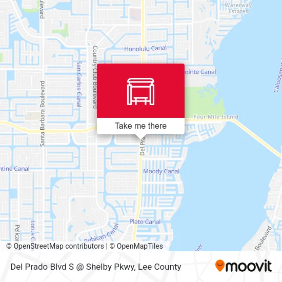 Mapa de Del Prado Blvd S @ Shelby Pkwy