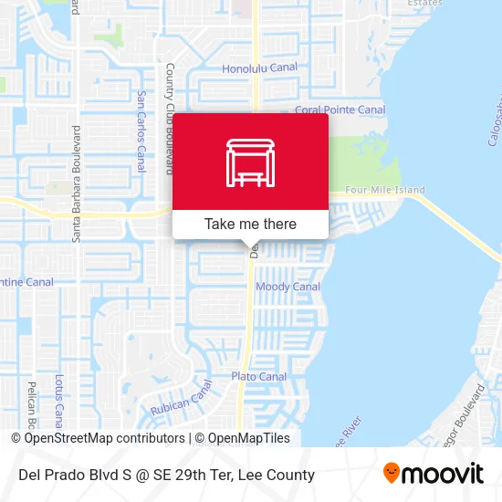 Del Prado Blvd S @ SE 29th Ter map