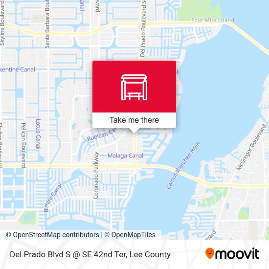 Del Prado Blvd S @ SE 42nd Ter map