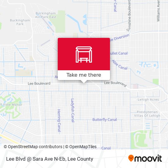 Lee Blvd @ Sara Ave N-Eb map