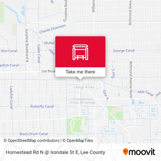 Mapa de Homestead Rd N @ Irondale St E