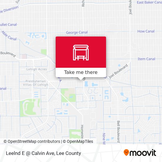 Leelnd E @ Calvin Ave map