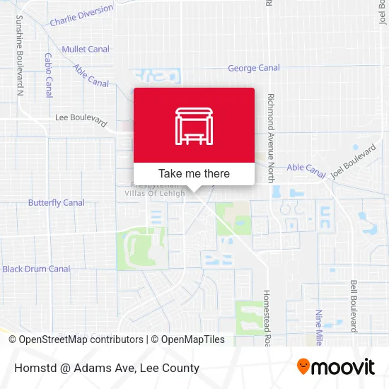 Mapa de Homstd @ Adams Ave