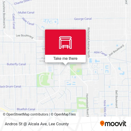 Mapa de Andros St @ Alcala Ave