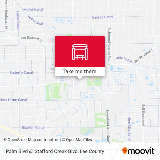 Palm Blvd @ Stafford Creek Blvd map