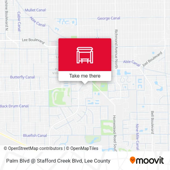 Mapa de Palm Blvd @ Stafford Creek Blvd