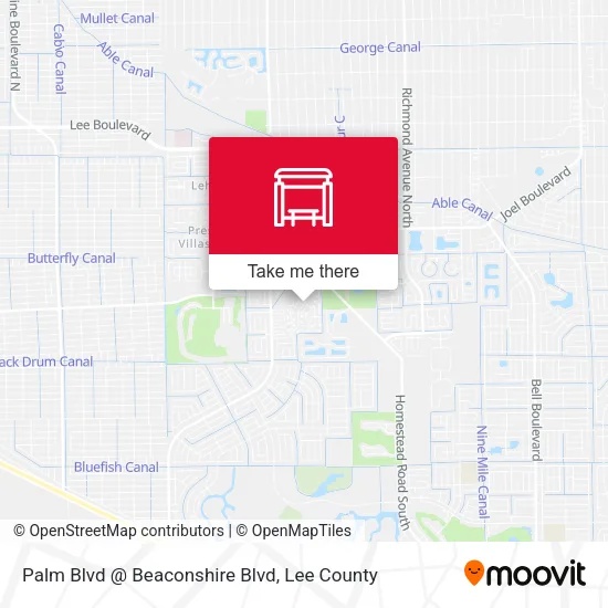 Mapa de Palm Blvd @ Beaconshire Blvd