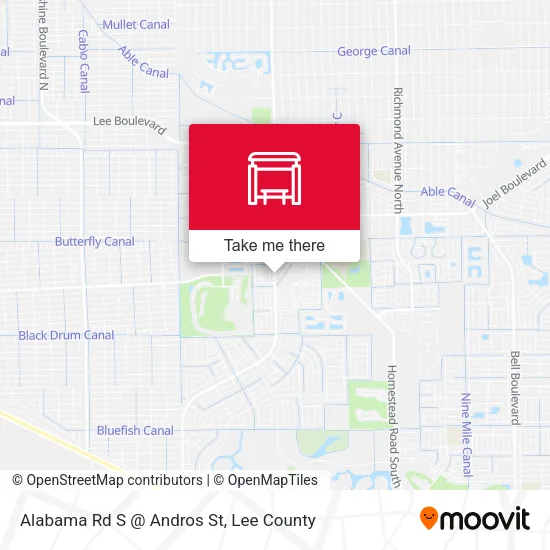 Mapa de Alabama Rd S @ Andros St