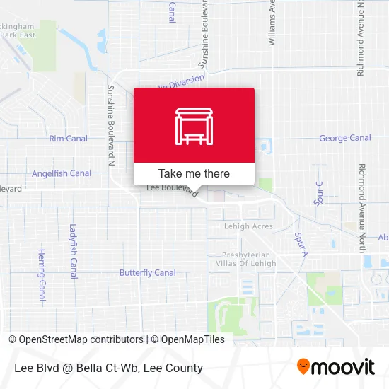 Mapa de Lee Blvd @ Bella Ct-Wb