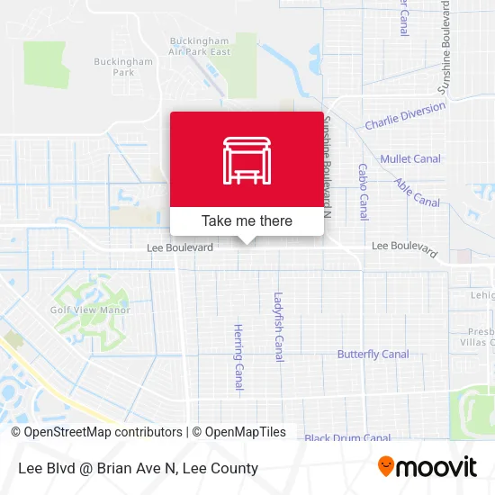 Mapa de Lee Blvd @ Brian Ave N