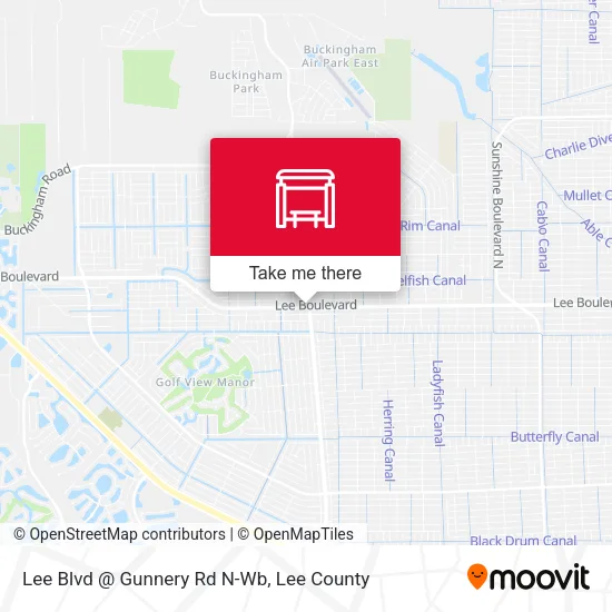 Mapa de Lee Blvd @ Gunnery Rd N-Wb