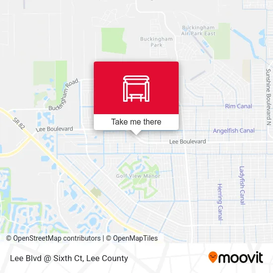 Mapa de Lee Blvd @ Sixth Ct