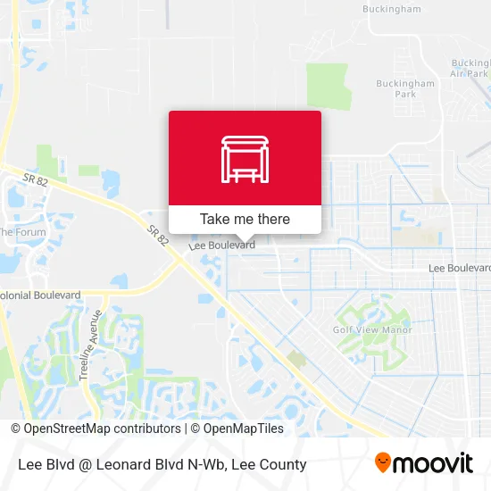 Mapa de Lee Blvd @ Leonard Blvd N-Wb