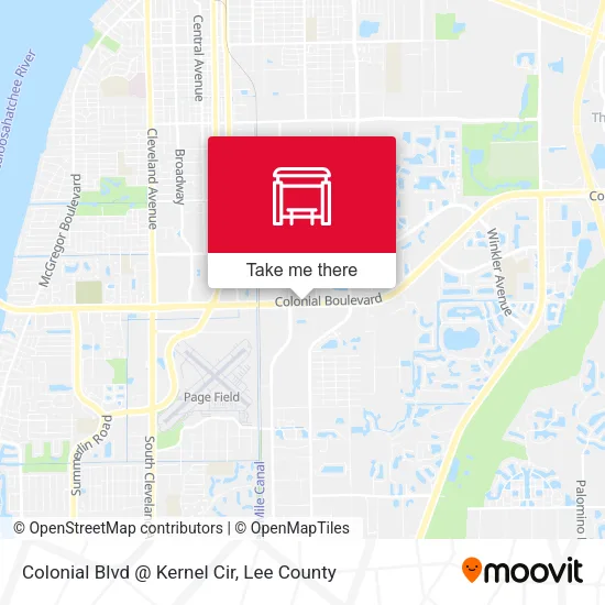Mapa de Colonial Blvd @ Kernel Cir