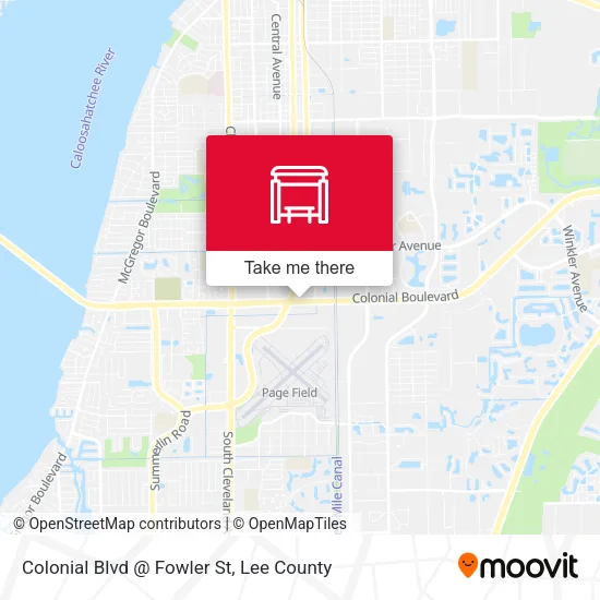 Mapa de Colonial Blvd @ Fowler St
