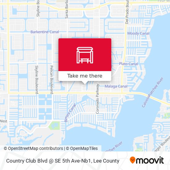 Country Club Blvd @ SE 5th Ave-Nb1 map