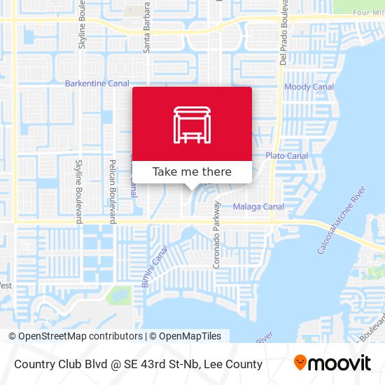 Country Club Blvd @ SE 43rd St-Nb map