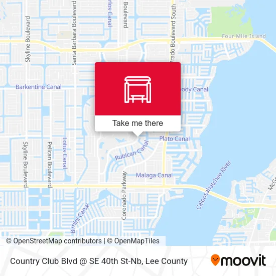 Country Club Blvd @ SE 40th St-Nb map