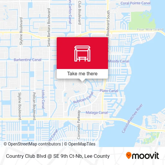 Country Club Blvd @ SE 9th Ct-Nb map