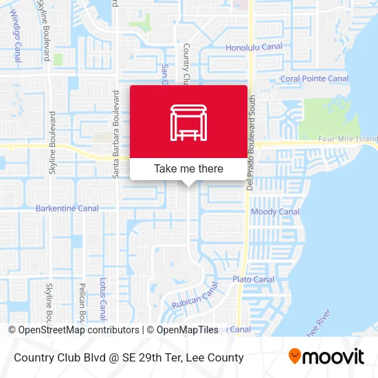 Mapa de Country Club Blvd @ SE 29th Ter