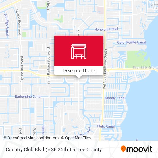 Mapa de Country Club Blvd @ SE 26th Ter