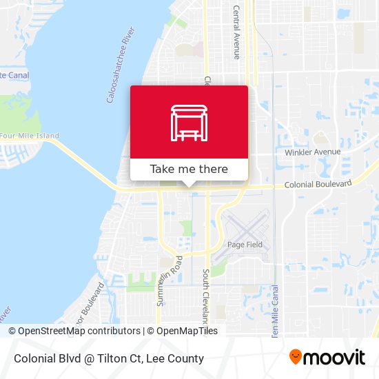 Colonial Blvd @ Tilton Ct map