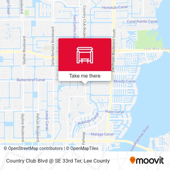 Mapa de Country Club Blvd @ SE 33rd Ter
