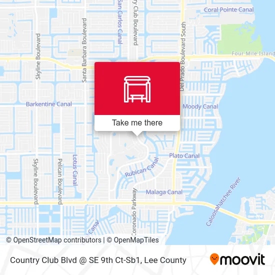 Country Club Blvd @ SE 9th Ct-Sb1 map